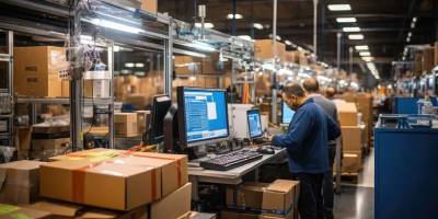 Electronics distribution warehouse